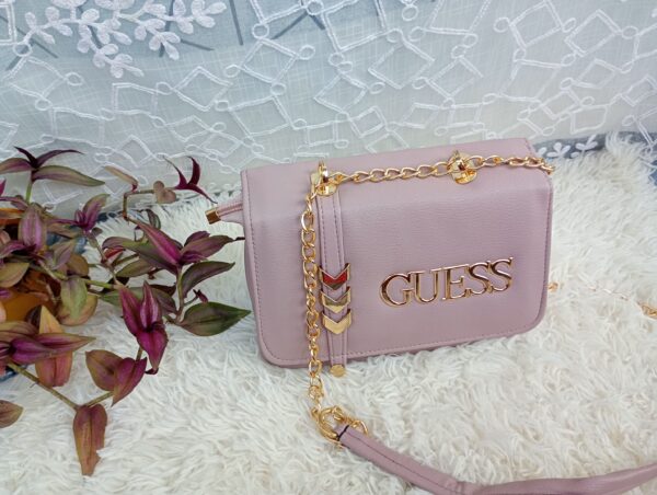 Side and Cross Body Bag for Girls Premium Quality Leather and China materials [Model No.103,Colour: Baby pink] - Image 3