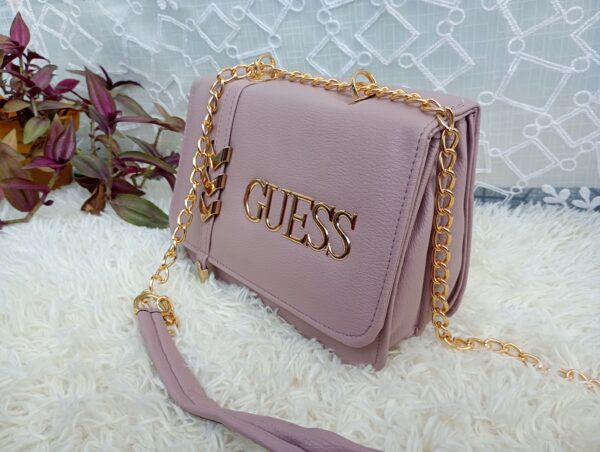 Side and Cross Body Bag for Girls Premium Quality Leather and China materials [Model No.103,Colour: Baby pink] - Image 4