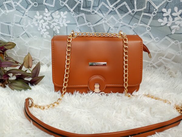 Side and Cross Body Bag for Girls Premium Quality Leather and China materials [Model No.104,Colour: Masted colour]