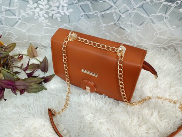 Side and Cross Body Bag for Girls Premium Quality Leather and China materials [Model No.104,Colour: Masted colour] - Image 3